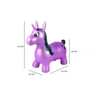 Licorne sauteuse gonflable Lexibook Violet