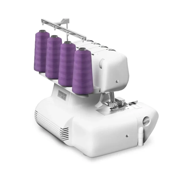 LOOK T8 Surjeteuse avec Différentiel, Enfilage Simplifié, Machine à Coudre Overlock Facile à Utiliser 2/3/4 Fils, Lumière LED, Silencieuse