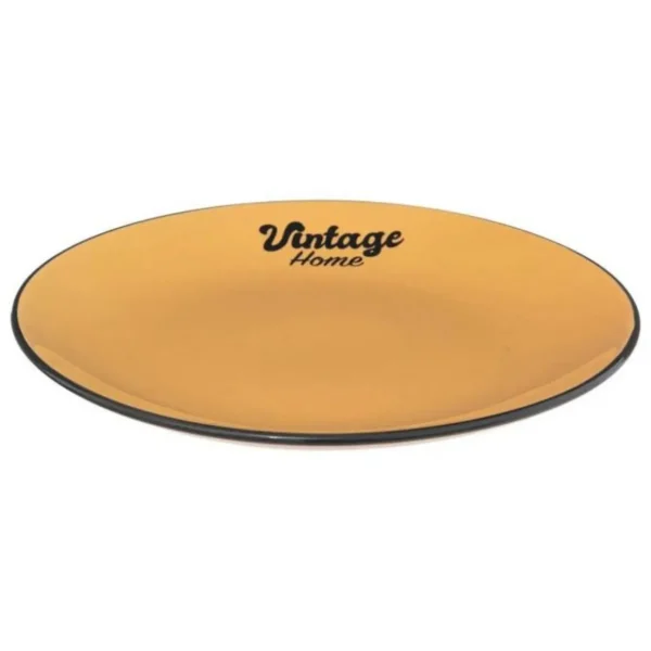 Lot de 6 Assiettes à Dessert Be Vintage 20cm Jaune
