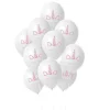 Lot de 10 Ballons de Baudruche Licorne 18cm Blanc