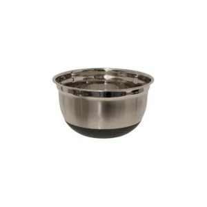 Lot de 3 Bols Inox Cuisine 25cm Argent