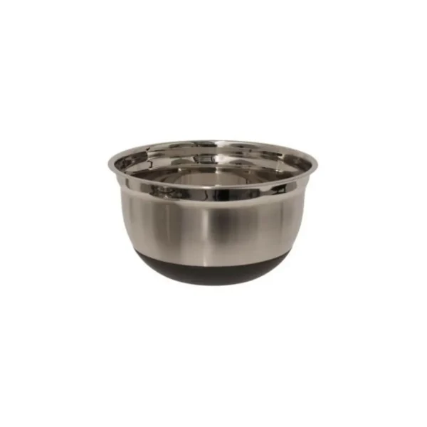 Lot de 3 Bols Inox Cuisine 25cm Argent