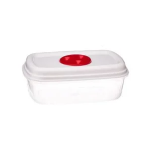 Lot de 5 Boîtes de Conservation Micro-Ondes 25cm Blanc