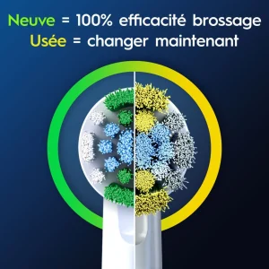 Lot de 8 brossettes PRECISION CLEAN PRO - Blanc