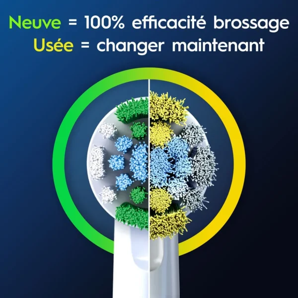 Lot de 8 brossettes PRECISION CLEAN PRO - Blanc