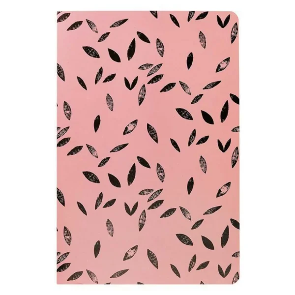 Lot de 2 carnet de notes - Corail et Doré - A5