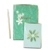Lot de 2 Carnets & Crayon Imagine 21cm Vert