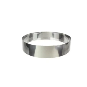 Lot de 3 Cercles de Pâtisserie Cadre 26cm Argent