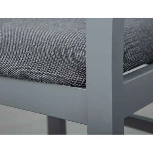 Lot de 2 chaises bois massif assise rembourée LUNA