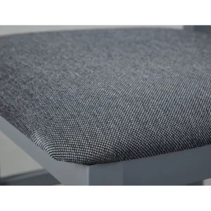 Lot de 2 chaises bois massif assise rembourée LUNA