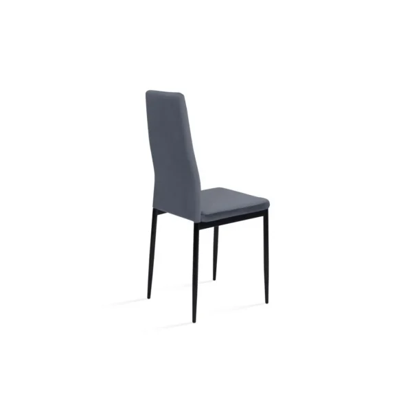 Lot de 6 chaises en velours JUNE