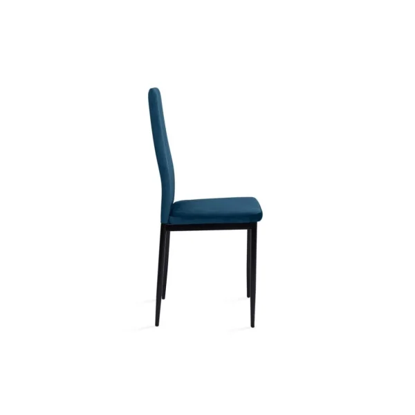 Lot de 6 chaises en velours JUNE