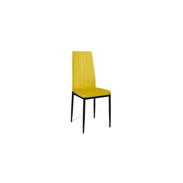 Lot de 6 chaises en velours JUNE