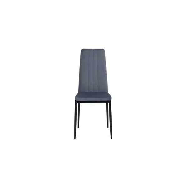 Lot de 6 chaises en velours JUNE