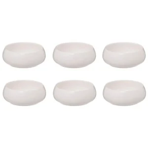 Lot de 6 Coupelles en Porcelaine Nora 15cm Blanc