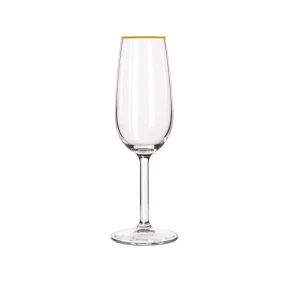 Lot de 3 flûtes 18 cl FILET OR