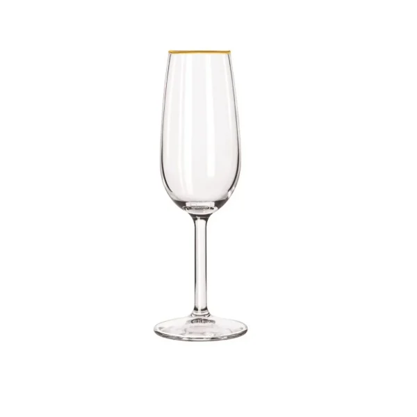 Lot de 3 flûtes 18 cl FILET OR