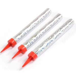 Lot de 3 Fontaines Lumineuses 14cm Argent