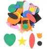 Lot de 100 Formes Mousse Adhésifs Multicolore