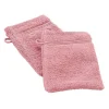 Lot de 2 Gants de Toilette Tendresse 15x21cm Bois de Rose