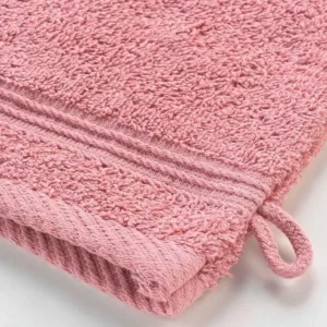 Lot de 2 Gants de Toilette Tendresse 15x21cm Bois de Rose