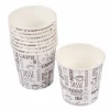 Lot de 50 Gobelets en Carton Expresso 12cl Blanc