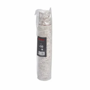 Lot de 50 Gobelets en Carton Expresso 12cl Blanc