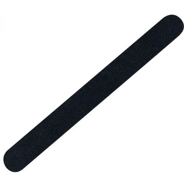 Lot de 50 limes à ongles droites premium - Grain 80/80 - Noir