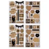 Lot de 2 Planches de Stickers Love Naturel