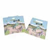 Lot de 6 Sacs à Bonbons Happy Dino 23cm Multicolore