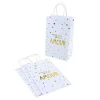 Lot de 4 Sacs Cadeaux Mon Petit Amour 27cm Blanc
