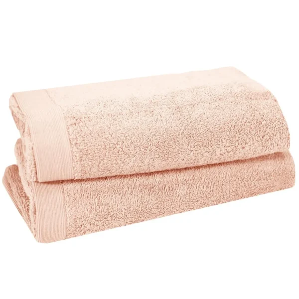 Lot de 2 serviettes de toilette 500 g/m² STUDIO - 50x90 cm