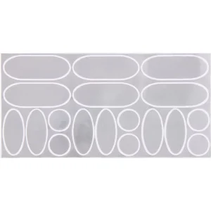Lot de 36 stickers réfléchissants Urban Moove - Jaune/gris