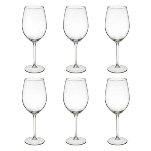 Lot de 6 Verres à Eau Lina 54cl Transparent
