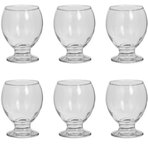 Lot de 6 Verres à Vin Enric 28cl Transparent