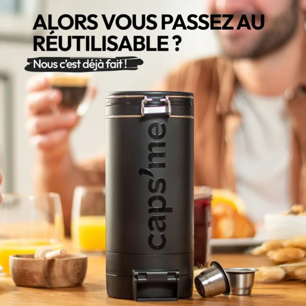 Lot d'opercules en papier compostable - Blanc