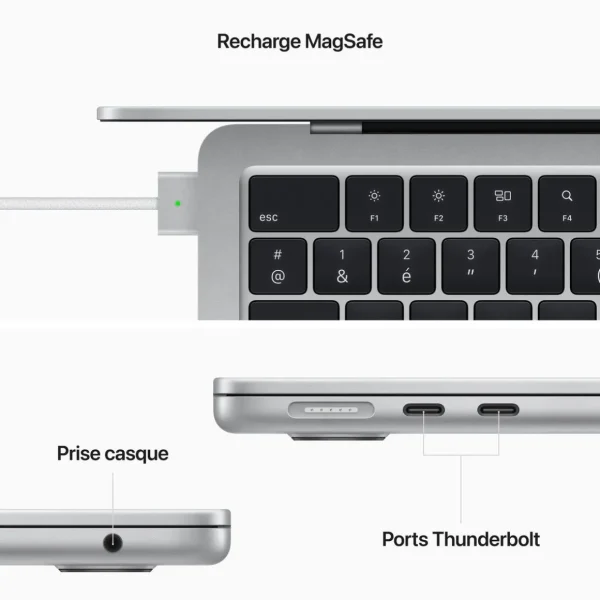 MacBook Air 13 pouces - Puce M2 - 512GO - Silver