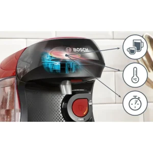Machine à café multi-boissons Tassimo TAS103E - Rouge et noir