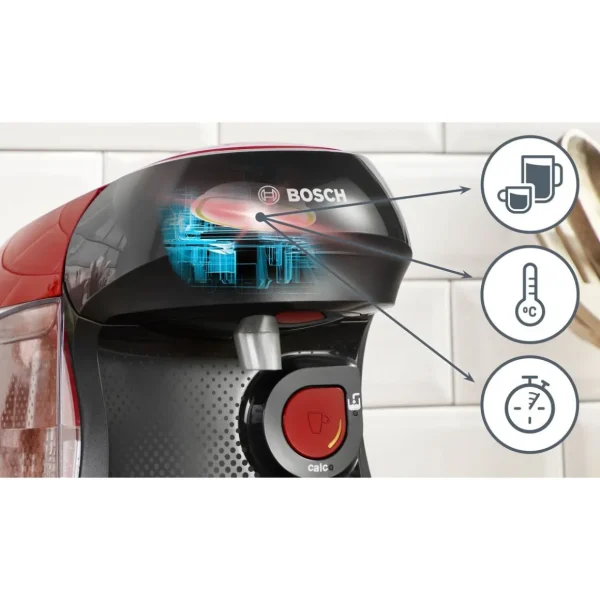 Machine à café multi-boissons Tassimo TAS103E - Rouge et noir