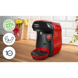 Machine à café multi-boissons Tassimo TAS103E - Rouge et noir