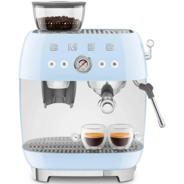 Machine à expresso avec broyeur 20 bars bleu - EGF03PBEU
