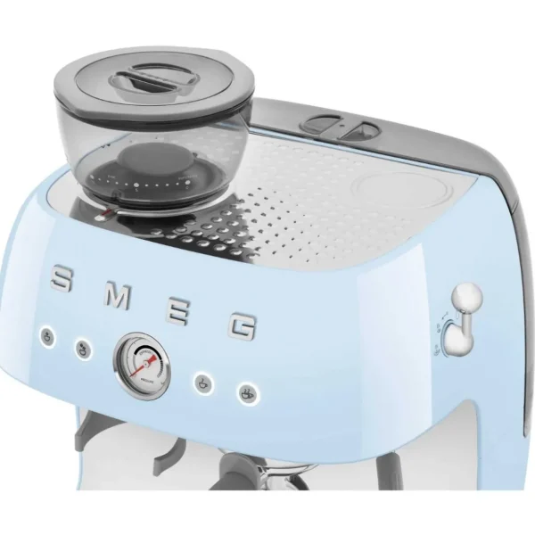 Machine à expresso avec broyeur 20 bars bleu - EGF03PBEU