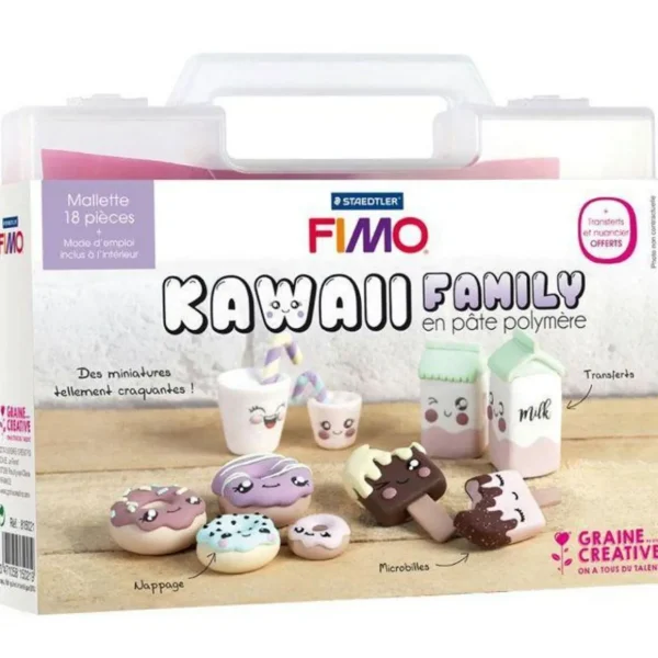 Mallette de modelage Kawaï - pâte polymère