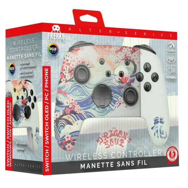 Manette Sans Fil RGB Dragon's Soul Nintendo Switch / PC