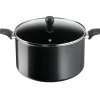 Marmite 30 cm, avec couvercle en verre tous feux sauf induction ACCESS