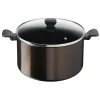 Marmite aluminium + couvercle EASY COOK & CLEAN 30 cm