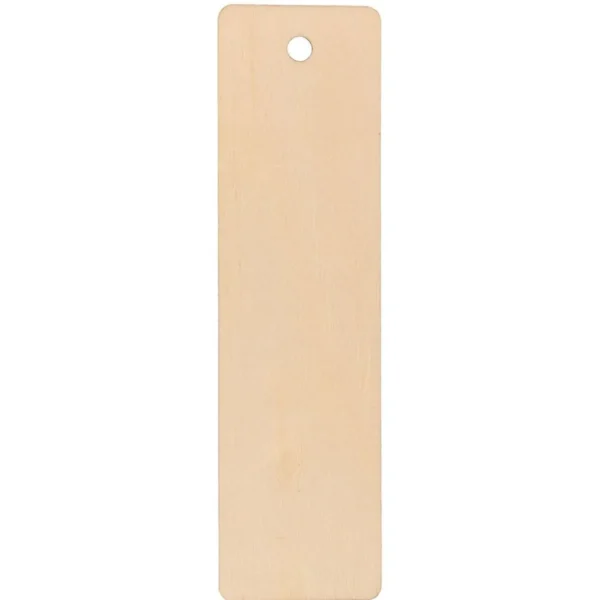 10 marque-pages en bois avec bout carré