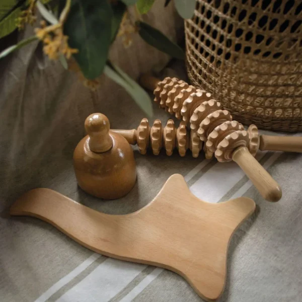 Masseur, spatule de madérothérapie en bois de hêtre, anti-cellulite