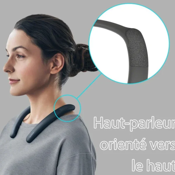 Micro-casque SRS NB10 Tour de cou Bluetooth Noir