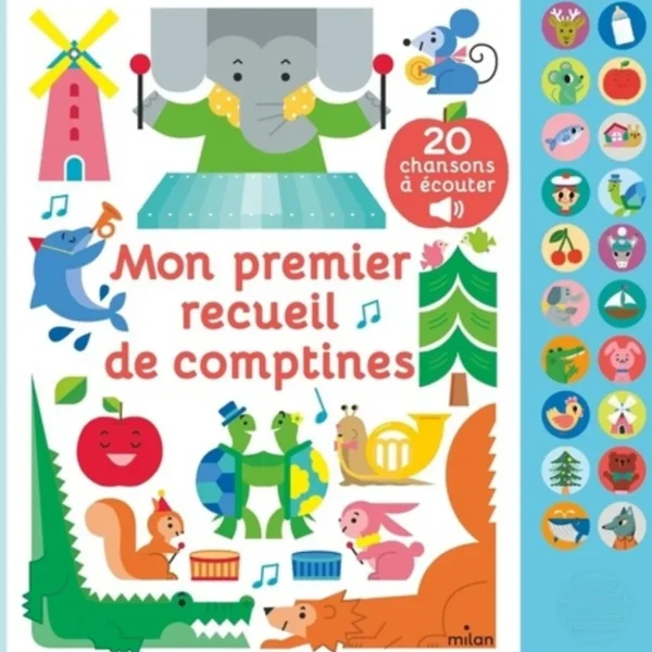 MON PREMIER RECUEIL DE COMPTINES. 20 CHANSONS A ECOUTER, Bailey Ella